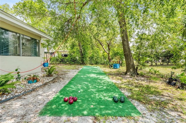 1455 Whitewood Dr, Deltona, FL 32725 - view of yard with a bocce ball area