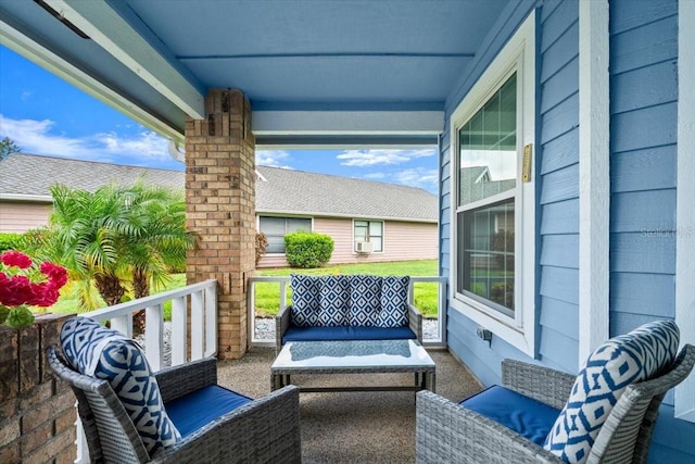 123 Wood Ibis Ct, Daytona Beach, FL 32119 - view of covered porch
