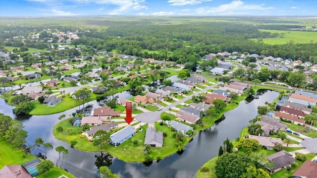 123 Wood Ibis Ct, Daytona Beach, FL 32119 - aerial view of property's location with nearby suburban area and a nearby body of water