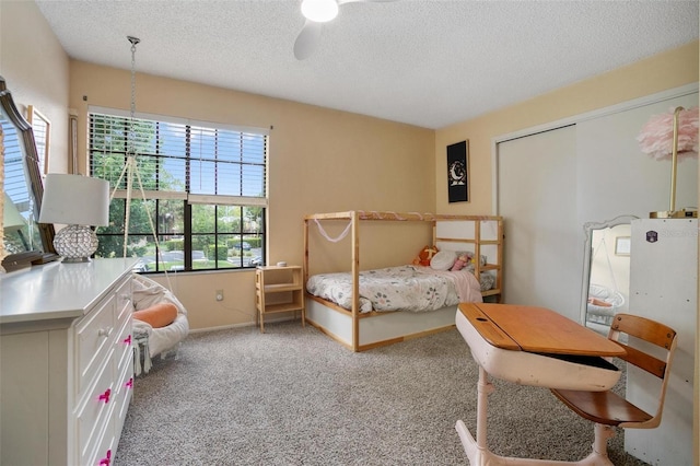 874 Commonwealth Ct, Casselberry, FL 32707 - bedroom featuring light colored carpet and a textured ceiling
