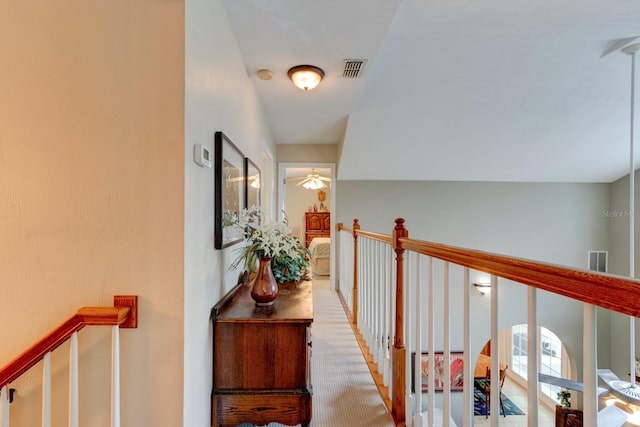 1383 Tumblin Dr, New Smyrna Beach, FL 32168 - hallway with an upstairs landing