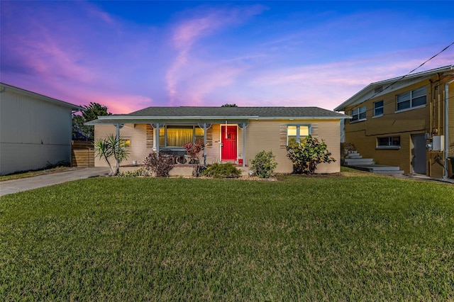 505 Wisteria Rd, Daytona Beach, FL 32118 - single story home with a porch and a front yard