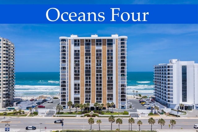 3003 S Atlantic Ave Unit 3A2, Daytona Beach Shores, FL 32118 - view of building exterior featuring a water view