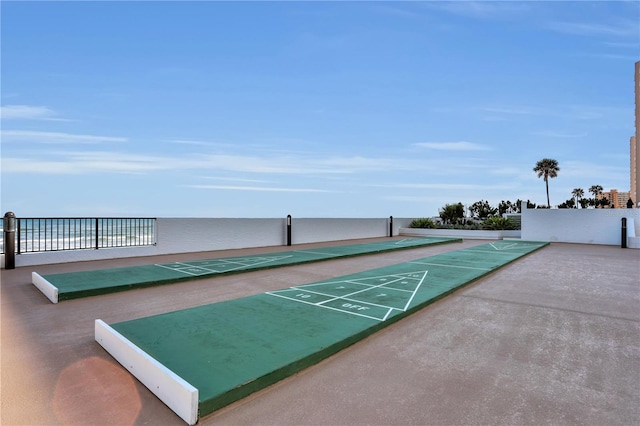 3003 S Atlantic Ave Unit 3A2, Daytona Beach Shores, FL 32118 - view of community with shuffleboard