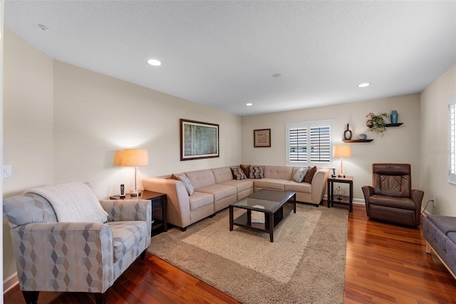 3 Pine Meadow Ct, Debary, FL 32713 - living area with wood finished floors and recessed lighting