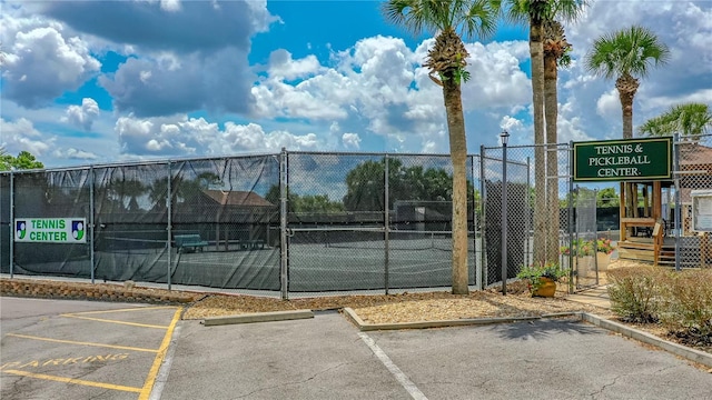 727 Grape Ivy Ln, New Smyrna Beach, FL 32168 - view of tennis court