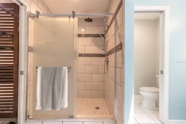 2724 N Halifax Ave, Daytona Beach, FL 32118 - full bath with a stall shower and tile patterned flooring