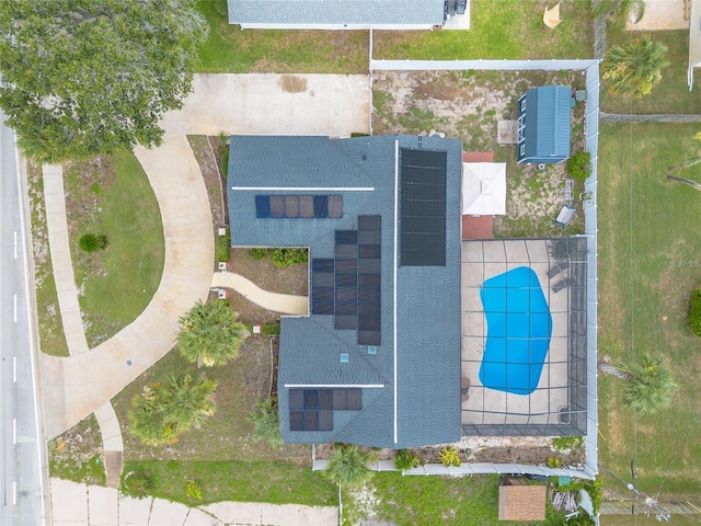 2724 N Halifax Ave, Daytona Beach, FL 32118 - drone / aerial view of a pool area