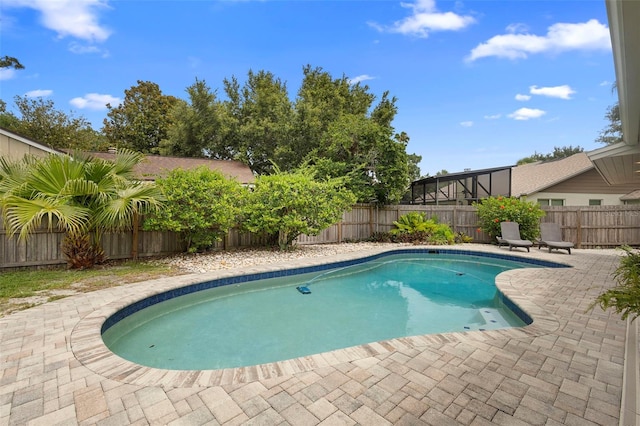 1261 Burning Tree Ln, Winter Park, FL 32792 - view of pool featuring a patio area and a fenced backyard