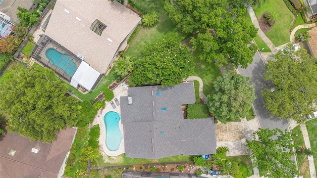 1261 Burning Tree Ln, Winter Park, FL 32792 - aerial view of property's location featuring a pool