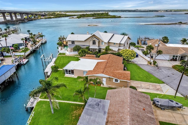 10 Venetian Cir, Port Orange, FL 32127 - aerial view of residential area with a large body of water