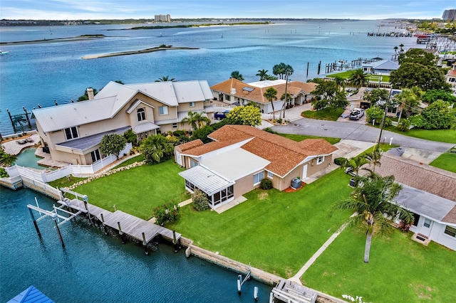 10 Venetian Cir, Port Orange, FL 32127 - aerial view of property and surrounding area featuring a nearby body of water