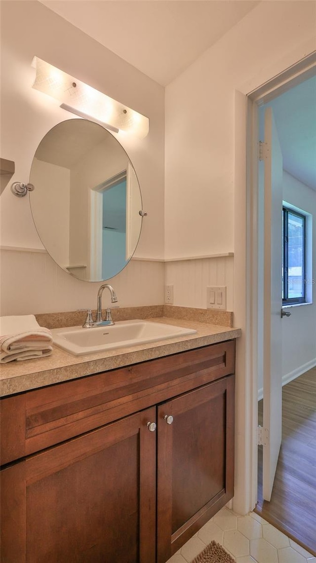 1017 Chippewa Trl, Daytona Beach, FL 32117 - bathroom featuring vanity and tile patterned floors
