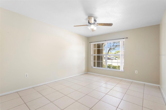 511 Polaris Loop Unit 105, Casselberry, FL 32707 - spare room featuring ceiling fan and light tile patterned floors