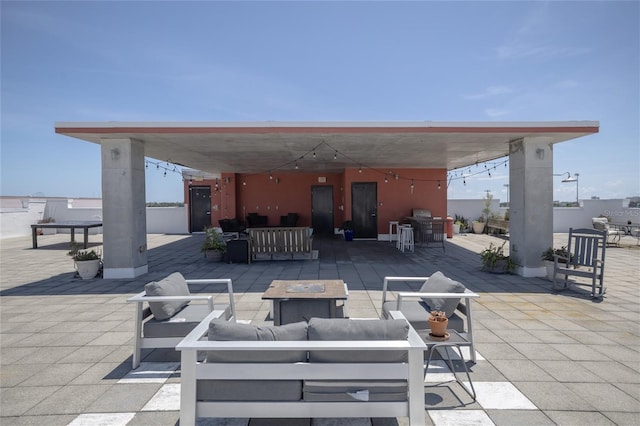 208 Wall St Unit 204, Daytona Beach, FL 32114 - view of patio with an outdoor living space