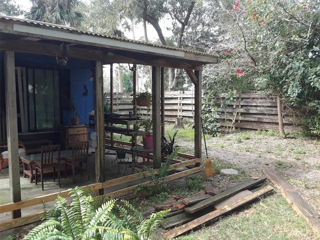 615 Weber Ave, Daytona Beach, FL 32114 - view of wooden terrace