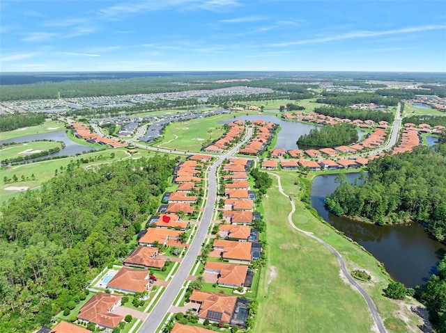 2825 S Asciano Ct, New Smyrna Beach, FL 32168 - aerial view of property's location with nearby suburban area and a nearby body of water