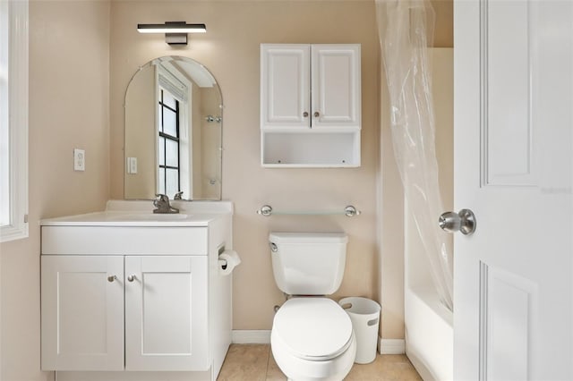 5759 Dogwood Rd, Port Orange, FL 32127 - bathroom with vanity and shower / bathtub combination with curtain
