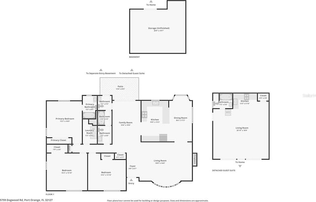 5759 Dogwood Rd, Port Orange, FL 32127 - view of room layout