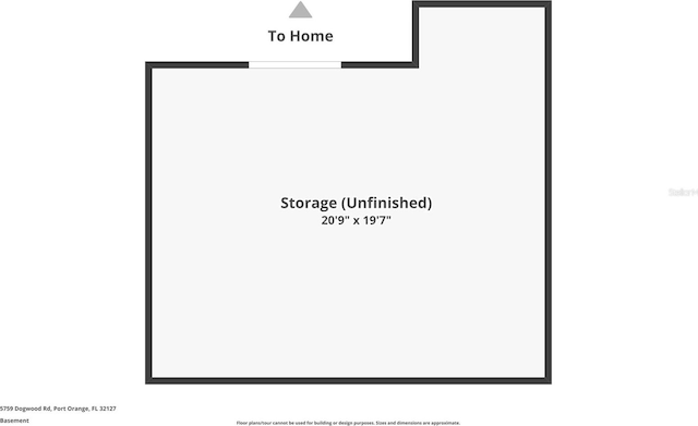 5759 Dogwood Rd, Port Orange, FL 32127 - view of room layout