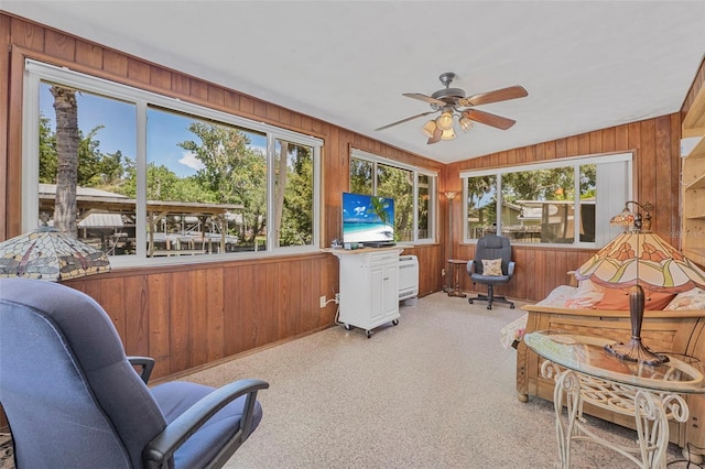 1085 Indigo Rd, Ormond Beach, FL 32174 - sunroom with lofted ceiling