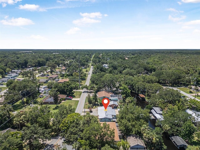 1085 Indigo Rd, Ormond Beach, FL 32174 - aerial view of property's location with a heavily wooded area
