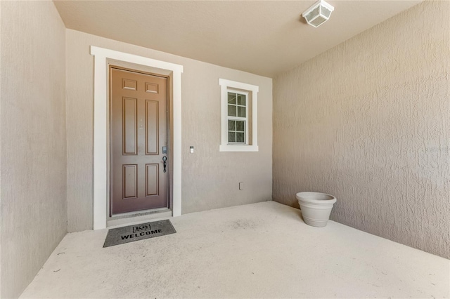 32 Abacus Ave, Ormond Beach, FL 32174 - property entrance featuring stucco siding