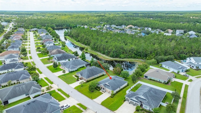 32 Abacus Ave, Ormond Beach, FL 32174 - aerial view of residential area featuring a heavily wooded area and a large body of water