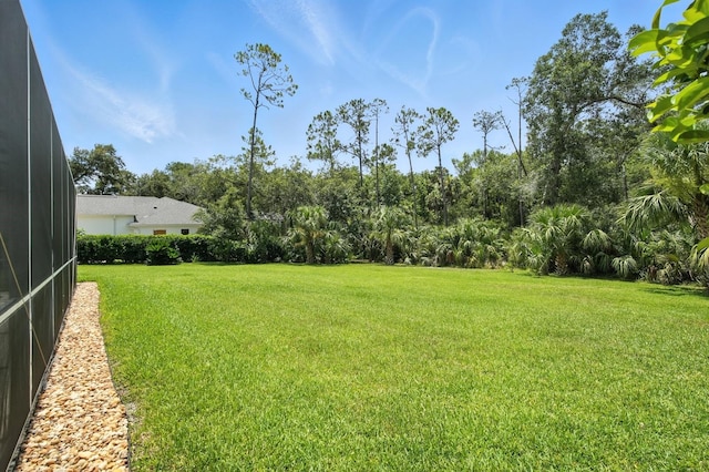 19 Tomoka Cove Way, Ormond Beach, FL 32174 - view of green lawn featuring a lanai