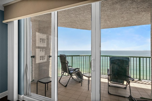 3315 S Atlantic Ave Unit 1605, Daytona Beach Shores, FL 32118 - balcony featuring a water view