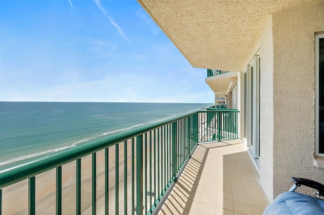 3315 S Atlantic Ave Unit 1605, Daytona Beach Shores, FL 32118 - balcony with view of water and beach