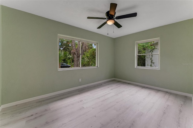 182 Grove St, Ormond Beach, FL 32174 - unfurnished room featuring wood finished floors and a ceiling fan