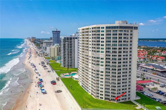 2545 S Atlantic Ave Unit 102, Daytona Beach Shores, FL 32118 - aerial view of unending shoreline and apartment complex / building