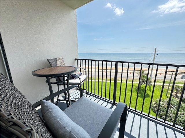 2860 Ocean Shore Blvd Unit 5020, Ormond Beach, FL 32176 - balcony with a water view