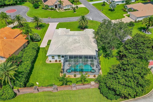 801 Arbor Glen Ct, Ormond Beach, FL 32174 - bird's eye view of a pool area