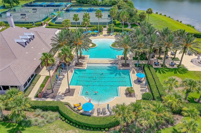 801 Arbor Glen Ct, Ormond Beach, FL 32174 - aerial view of a pool