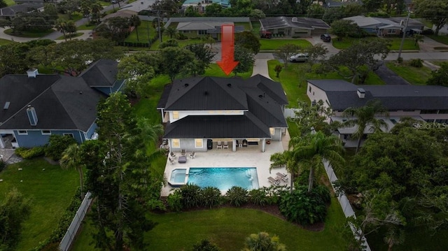 113 Neptune Ave, Ormond Beach, FL 32176 - aerial overview of property's location with nearby suburban area