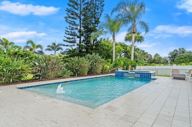 113 Neptune Ave, Ormond Beach, FL 32176 - view of pool with a patio area and a pool with connected hot tub