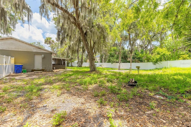 1624 Queen Palm Dr, Edgewater, FL 32132 - view of yard