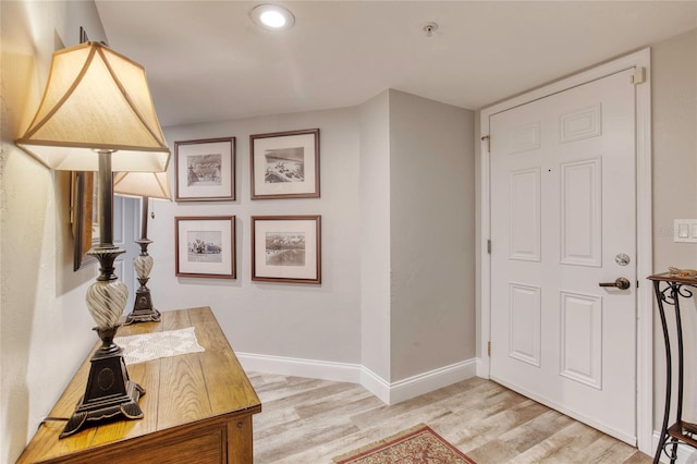 1 John Anderson Dr Unit 1030, Ormond Beach, FL 32176 - entrance foyer featuring light wood-style flooring and recessed lighting