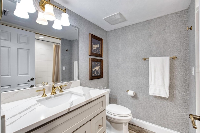 1 John Anderson Dr Unit 1030, Ormond Beach, FL 32176 - bathroom with vanity and a shower with curtain