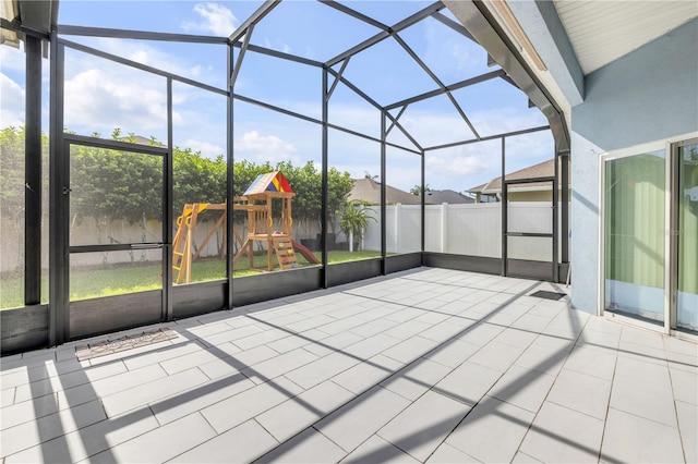 710 Grape Ivy Ln, New Smyrna Beach, FL 32168 - view of unfurnished sunroom