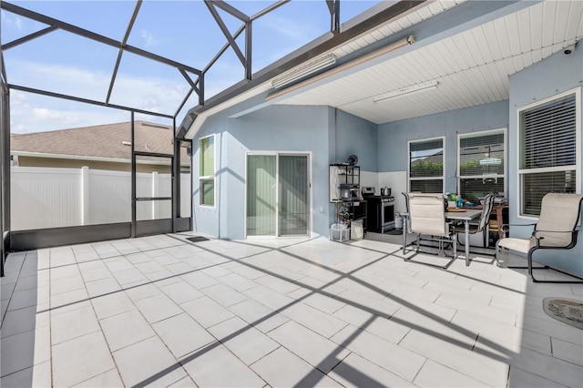710 Grape Ivy Ln, New Smyrna Beach, FL 32168 - sunroom / solarium with outdoor dining space