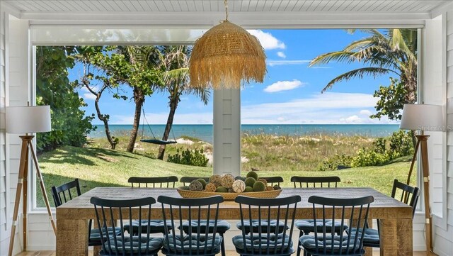 943 S Atlantic Ave, Cocoa Beach, FL 32931 - exterior space with a water view