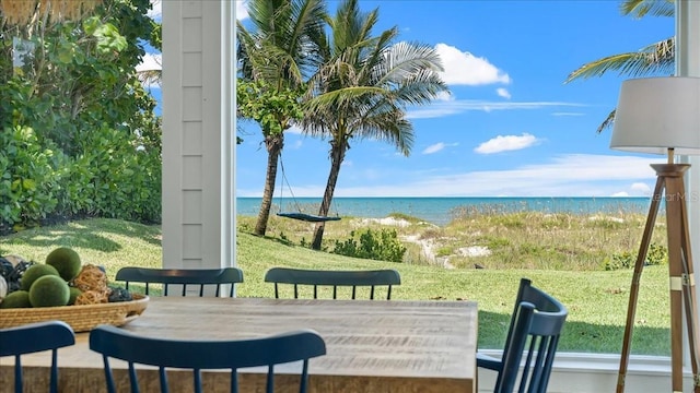 943 S Atlantic Ave, Cocoa Beach, FL 32931 - exterior space featuring a water view