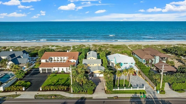 943 S Atlantic Ave, Cocoa Beach, FL 32931 - aerial view of residential area with waterfront with a beach