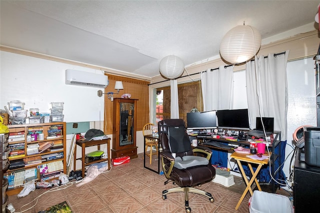 4831 Cypress Tree Dr, Tampa, FL 33624 - office space featuring a wall mounted air conditioner