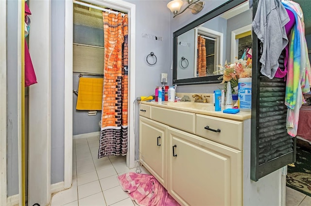 4831 Cypress Tree Dr, Tampa, FL 33624 - bathroom featuring tile patterned flooring and vanity