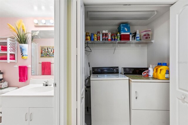 4 Oceans W Blvd Unit 308C, Daytona Beach, FL 32118 - laundry room with washer and clothes dryer
