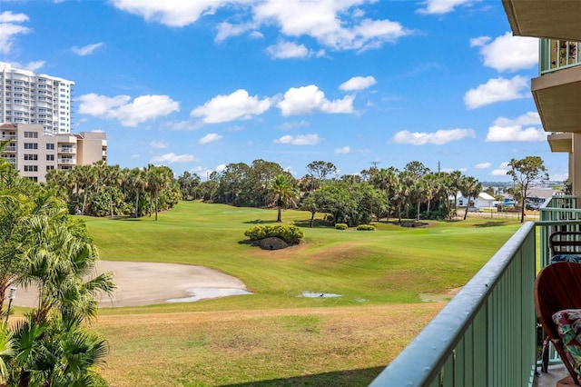 4 Oceans W Blvd Unit 308C, Daytona Beach, FL 32118 - balcony featuring golf course view